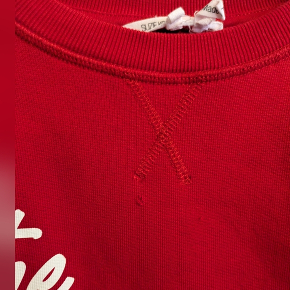 Suzie Kondi X BA&SH Hamptons Red Sweatshirt Size S - Picture 5 of 7